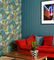 Mosaic Wallpaper - Petrol on Ink - 105/3016 - Cole & Son - Premier Wallcovering