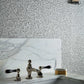 Mosaic Wallpaper - Pale Silver - Zoffany - ZRHW312926 - Morris Wallpaper