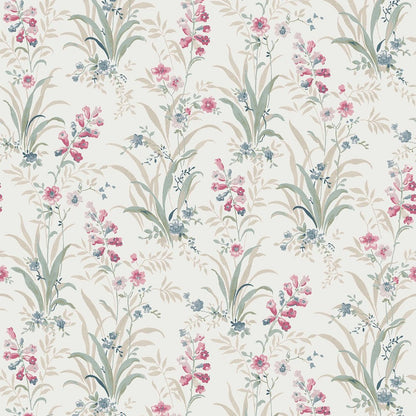 Mosedale Posy Wallpaper - Soft Natural - Laura Ashley - 122750 - Premier Wallcovering