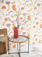 Mouvement Gallery Wallpaper - Parme And Orange - Casadeco - 86135124 - Premier Wallcovering