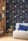 Mouvement Gallery Wallpaper - Bleu - Casadeco - 86136617 - Premier Wallcovering