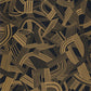 Music Hall Twenties Wallpaper - Noir Dore - Casadeco - 88699229 - Premier Wallcovering