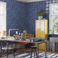 My Secret Garden Wallpaper - Blue - Boråstapeter - 2072 - Premier Wallcovering