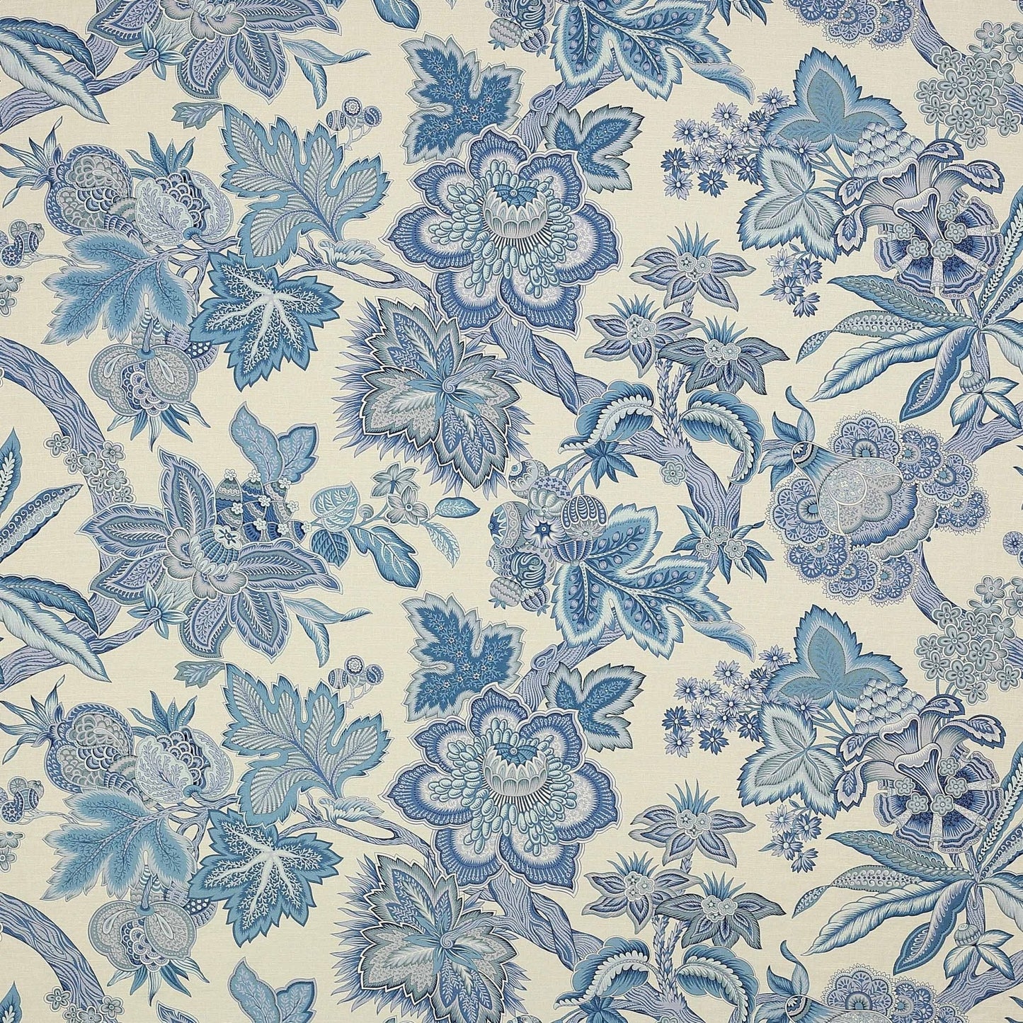Mysore Fabric - Saphir - Manuel Canovas - M4033-02 - Premier Wallcovering