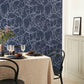 Mythe Voyage Onirique Wallpaper - Bleu Nuit - Casadeco - 87266619 - Premier Wallcovering