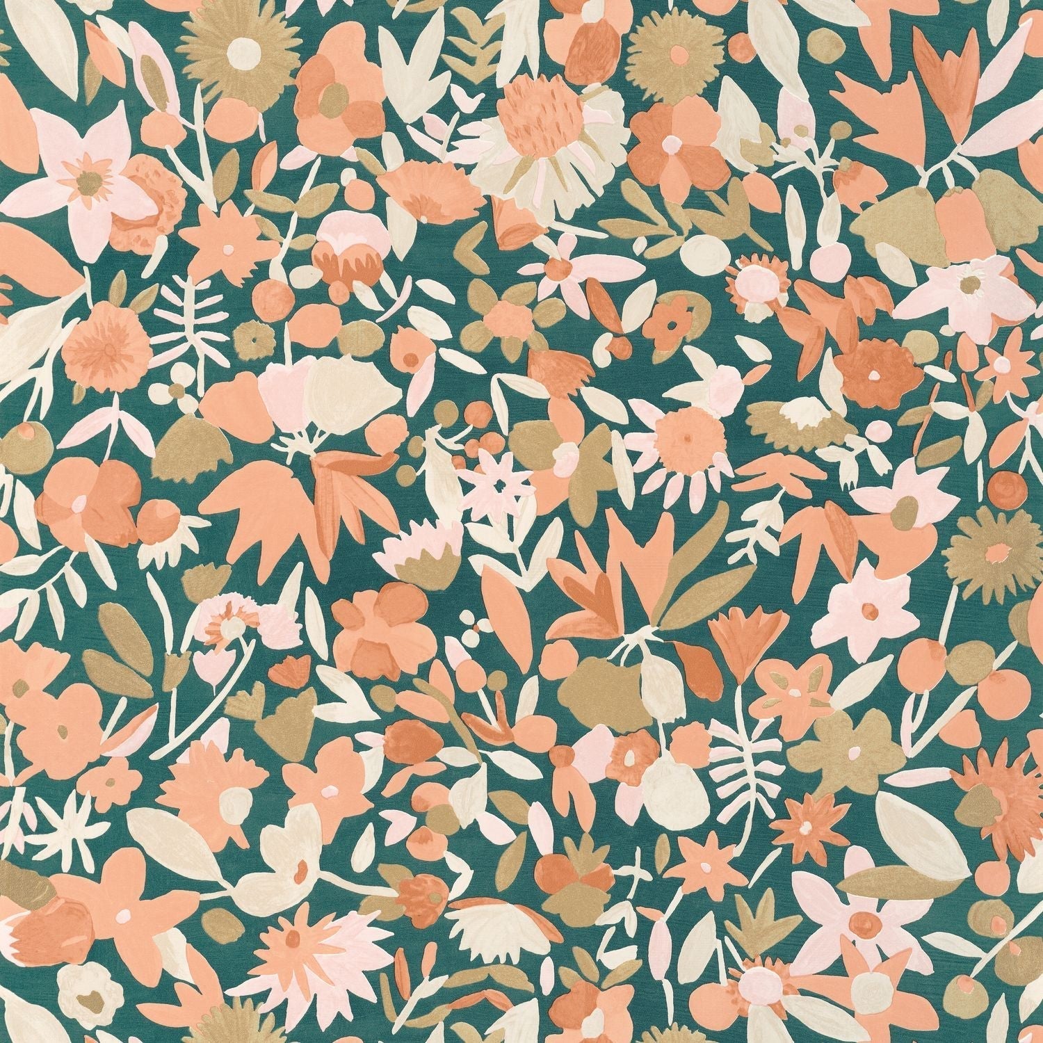 Naivete Wallpaper - Terracotta - Caselio - 102193034