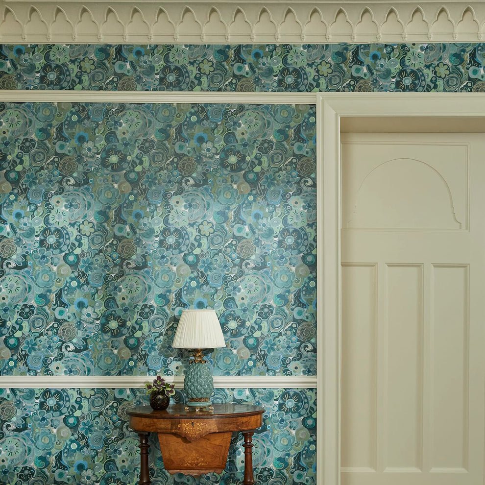 Nanjizal Wallpaper - House of Hackney - 1 - WA - NAN - DI - EME - XXX - Premier Wallcovering