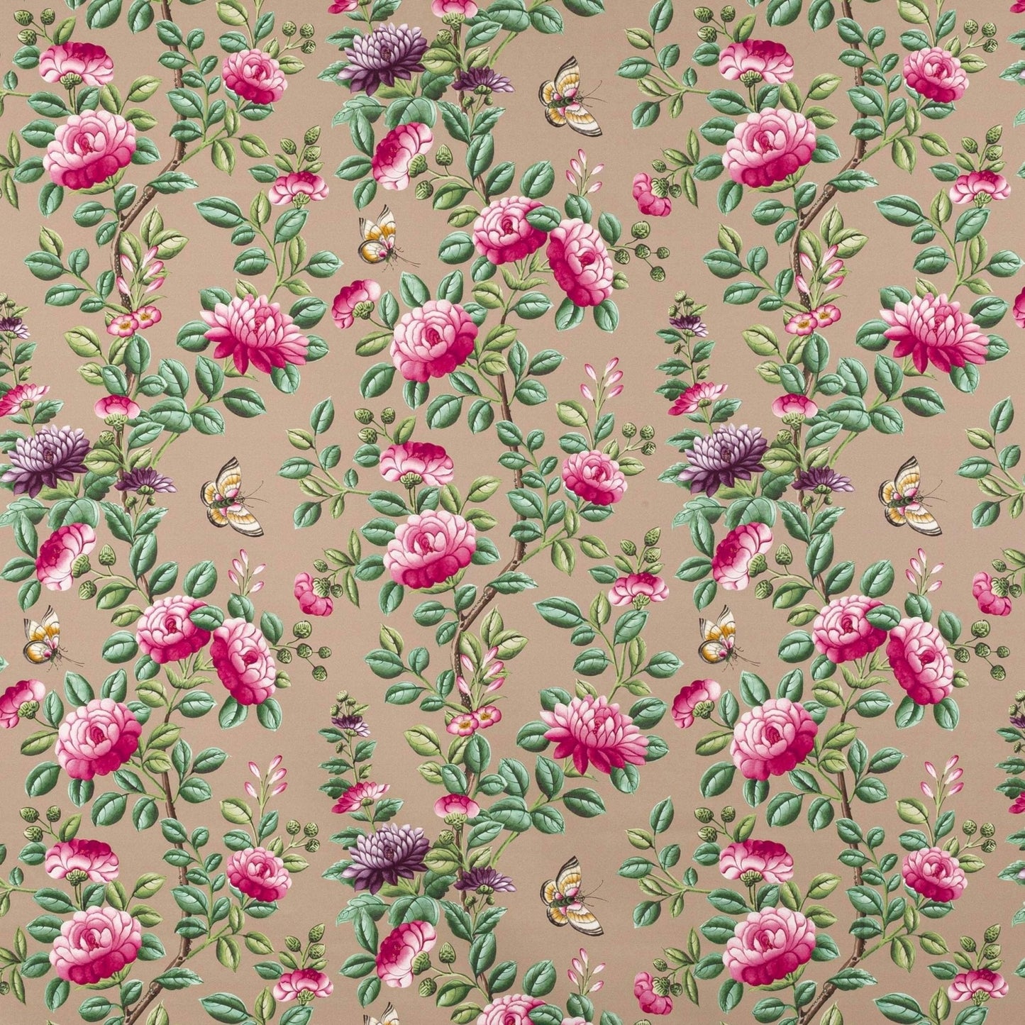 Nankin Fabric - Taupe - Manuel Canovas - M4099-02 - Premier Wallcovering