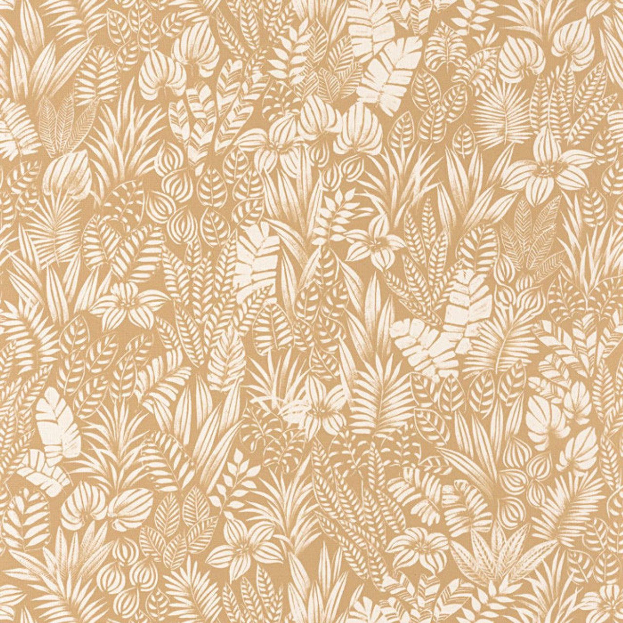 Napa Valley California Wallpaper - Jaune Ocre - Casadeco - 88822323 - Premier Wallcovering