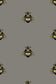 Napoleon Bee Wallpaper - Black & Gold on Grey - Timorous Beasties - TB/NAP/5006/SNW - Premier Wallcovering