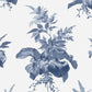 Narberth Wallpaper - Midnight Seaspray Blue - Laura Ashley - 119851 - Premier Wallcovering