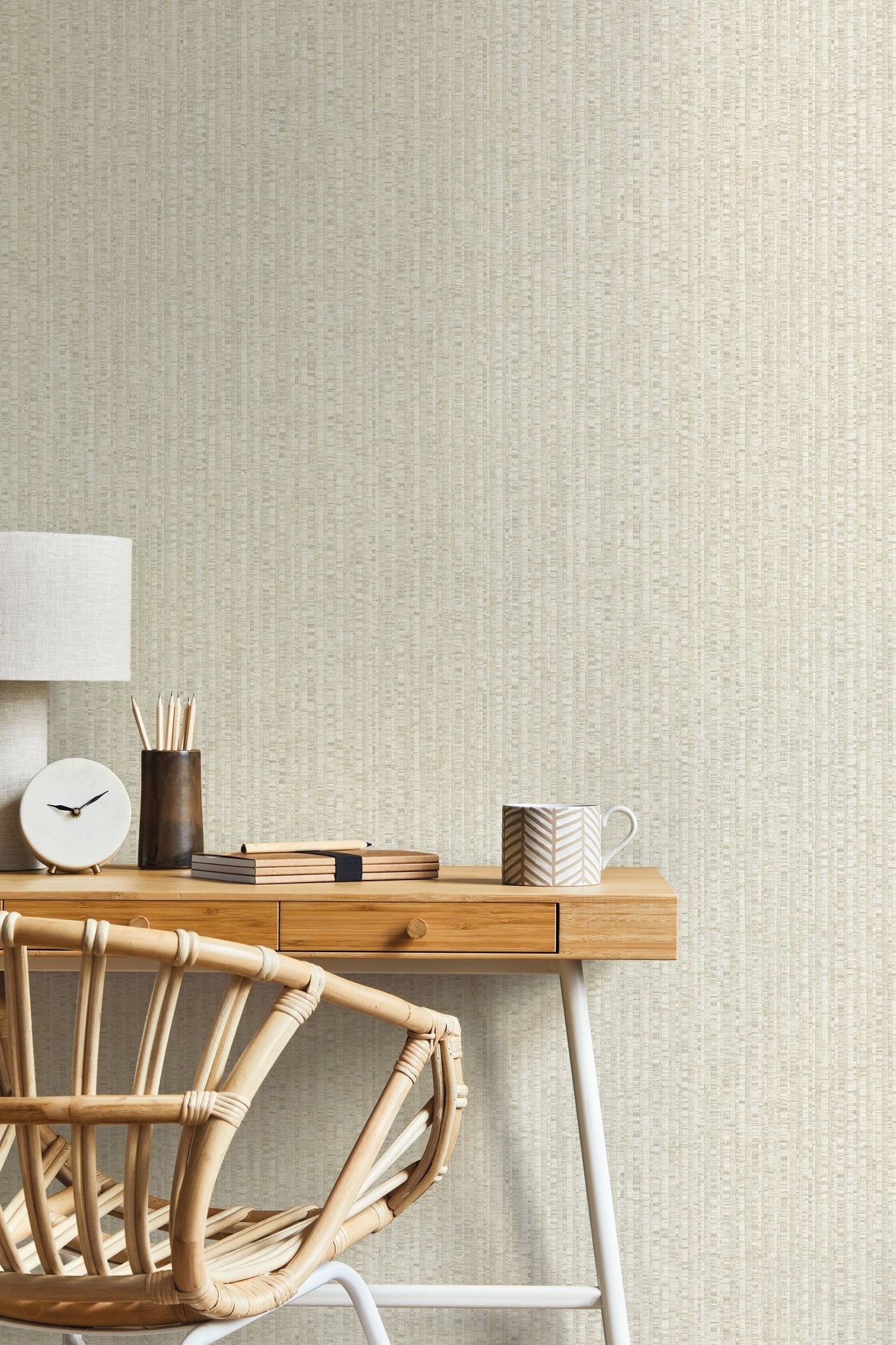 Natural FX 2 Bamboo Wallpaper - Beige / Cream - Galerie - G67766 - Premier Wallcovering