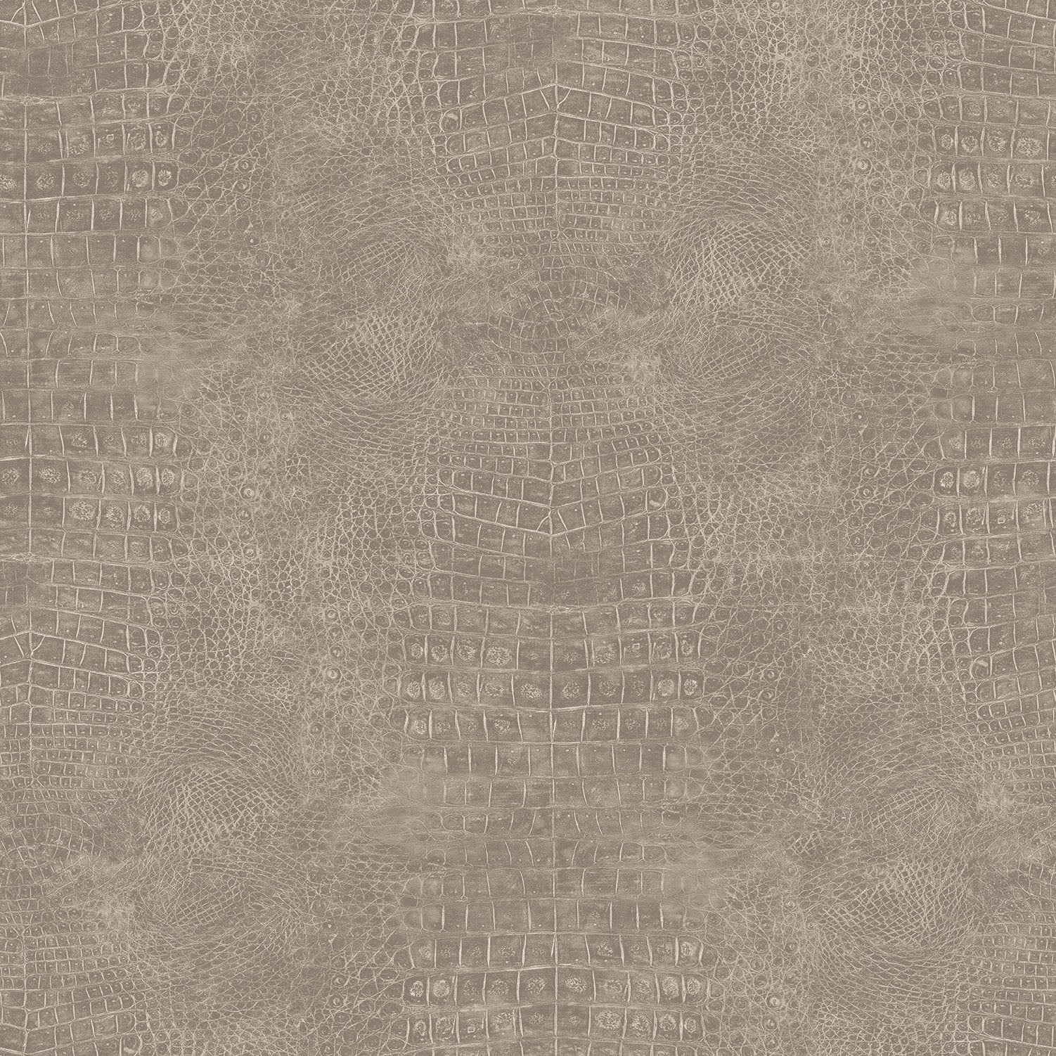 Natural FX 2 Crocodile Wallpaper - Brown - Galerie - G67503 - Premier Wallcovering