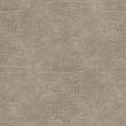Natural FX 2 Crocodile Wallpaper - Brown - Galerie - G67503 - Premier Wallcovering