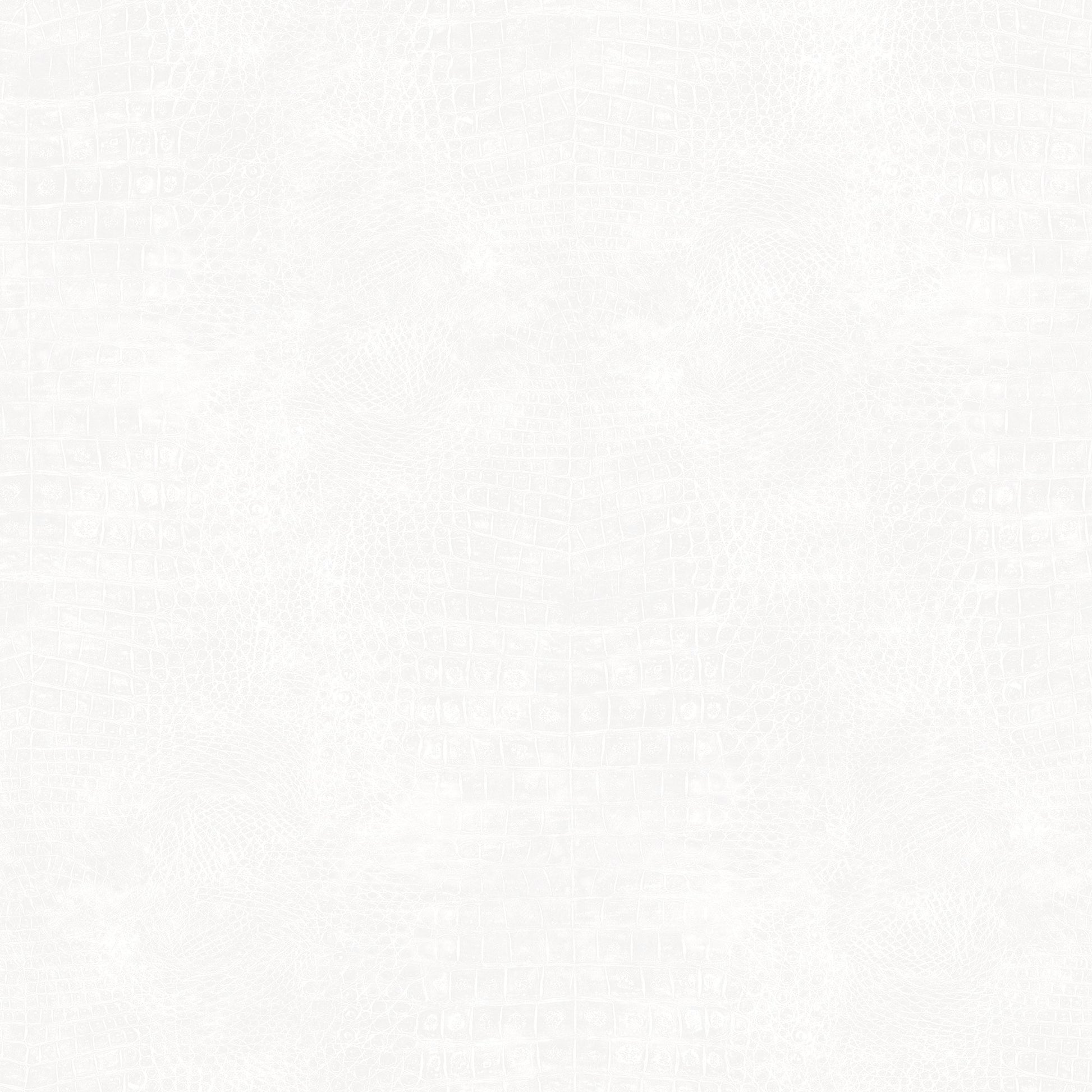 Natural FX 2 Crocodile Wallpaper - White - Galerie - G67508 - Premier Wallcovering