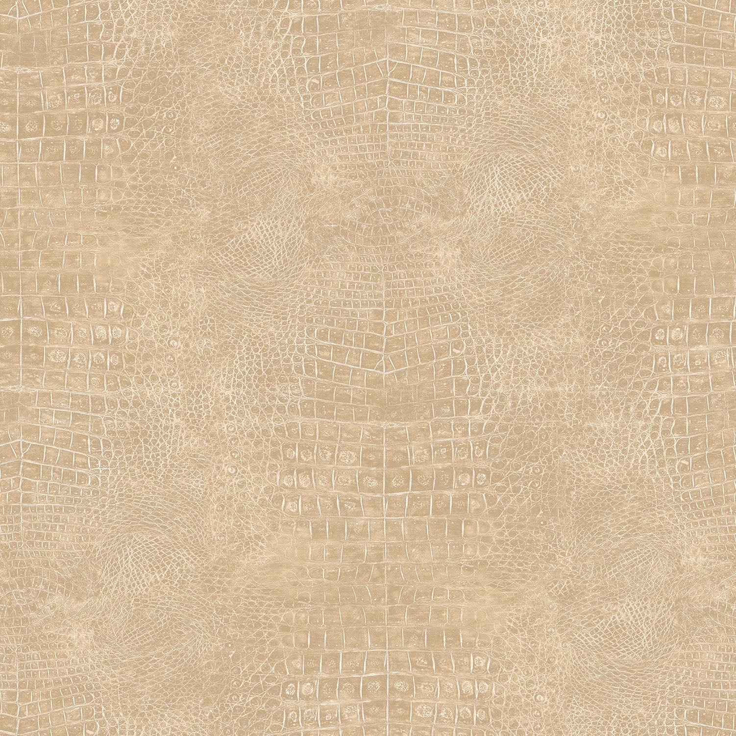 Natural FX 2 Crocodile Wallpaper - Beige - Galerie - G67499 - Premier Wallcovering