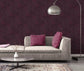 Natural FX 2 Crocodile Wallpaper - Red / Purple Lilac - Galerie - G67751 - Premier Wallcovering