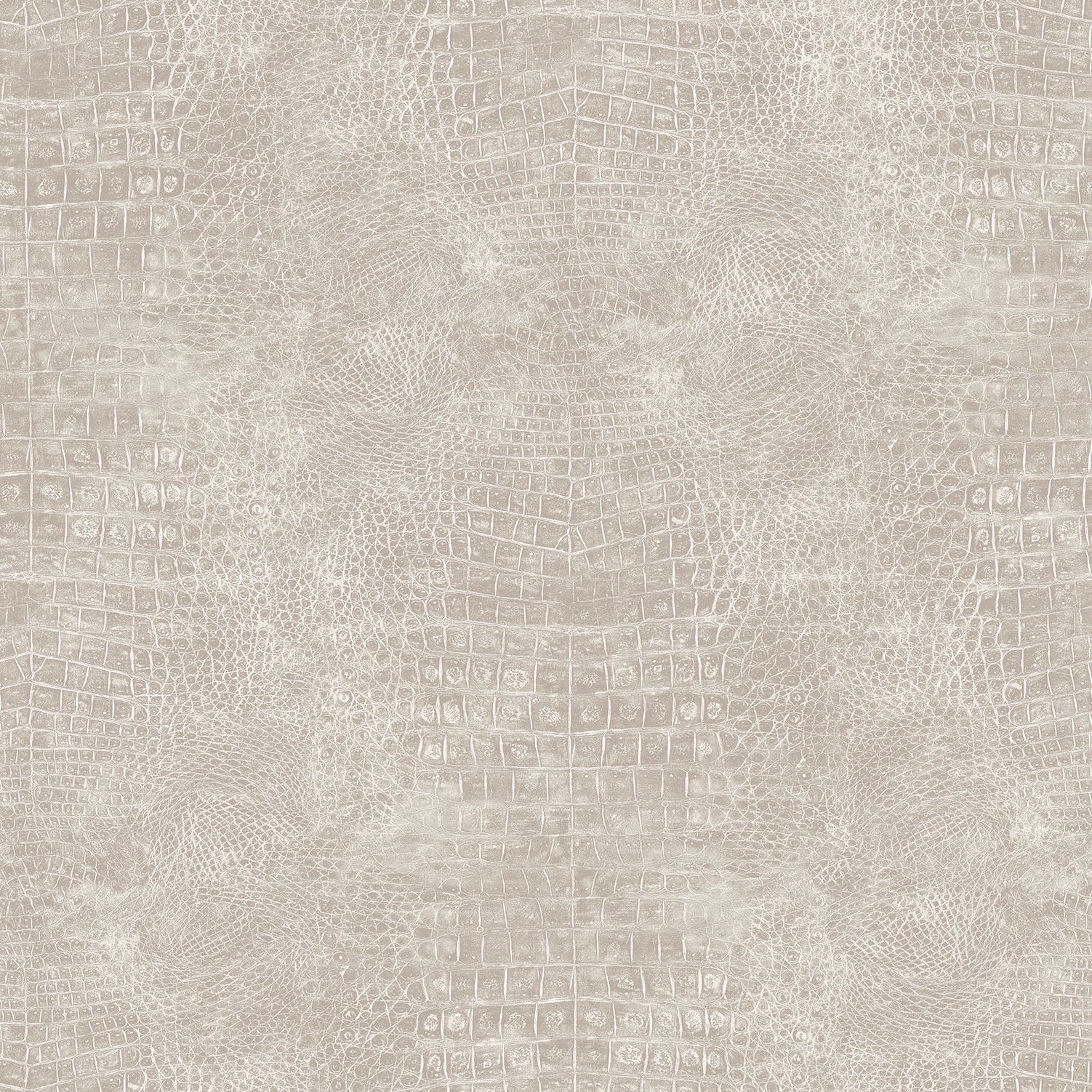 Natural FX 2 Crocodile Wallpaper - Taupe - Galerie - G67502 - Premier Wallcovering
