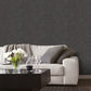 Natural FX 2 Hessian Wallpaper - Black - Galerie - G67443 - Premier Wallcovering