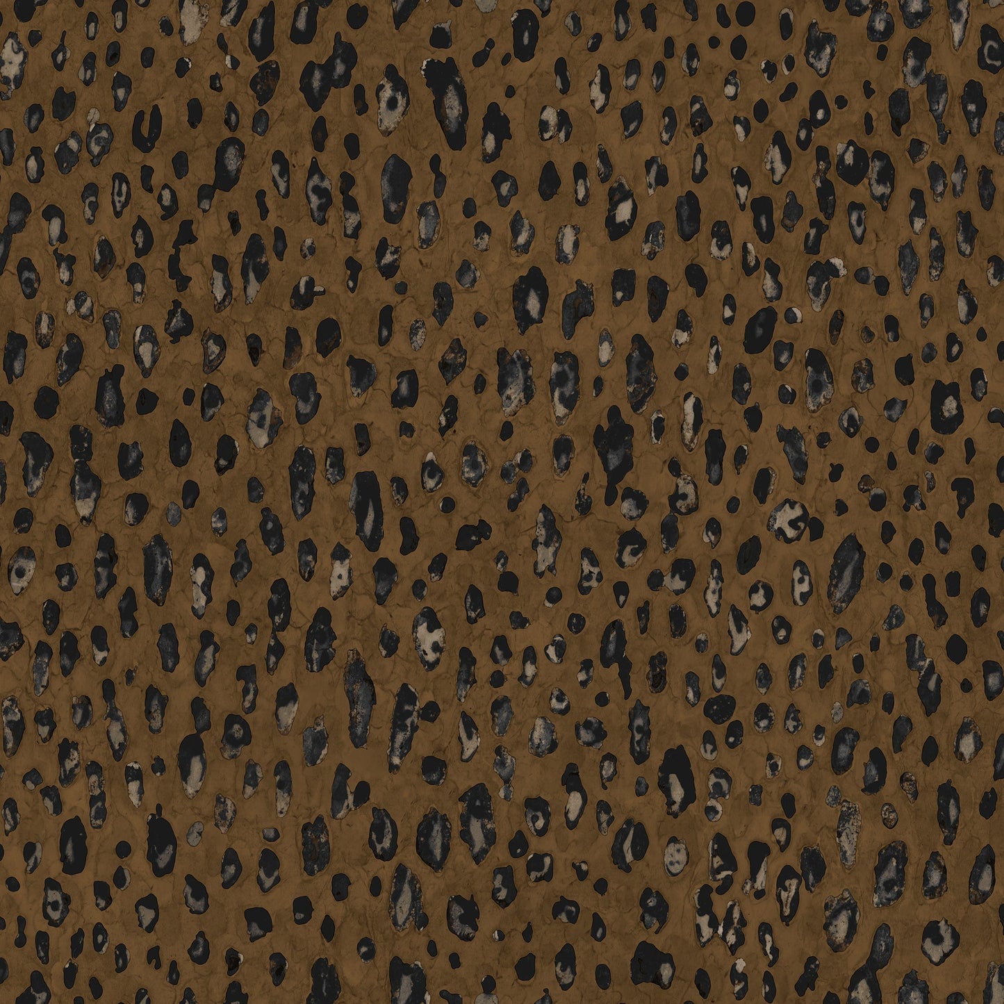 Natural FX 2 Leopard Wallpaper - Bronze Brown / Black - Galerie - G67760 - Premier Wallcovering