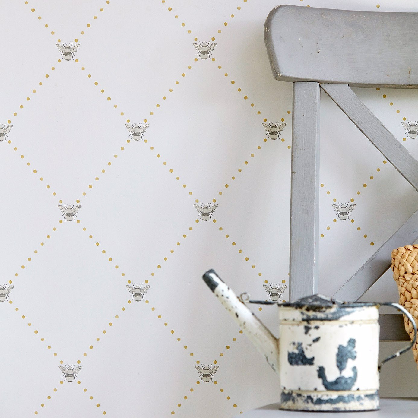 Nectar Wallpaper - Mineral/Dove - Sanderson - DHPO216354