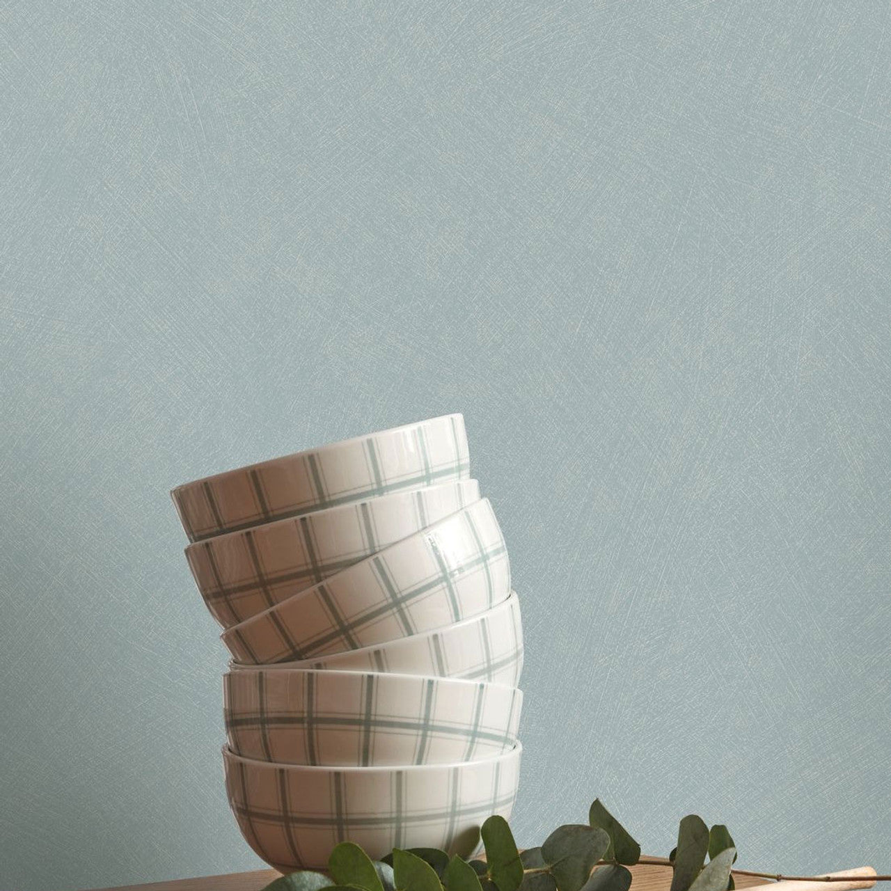 Nest Wallpaper - Bleu Grise - Casadeco - 201006336 - Premier Wallcovering