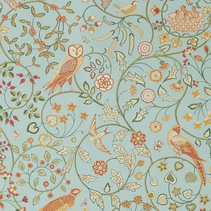 Newill Wallpaper - Peppermint Russet - Morris & Co - 216704 - Morris Wallpaper