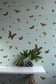 Nightcrawlers Wallpaper - Mint - Timorous Beasties - RUS/NCR/MATT/03 - Premier Wallcovering