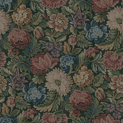 Nightingale Garden Mural Wallpaper - Dark Blue - Grey - Boråstapeter - 3595 - Premier Wallcovering