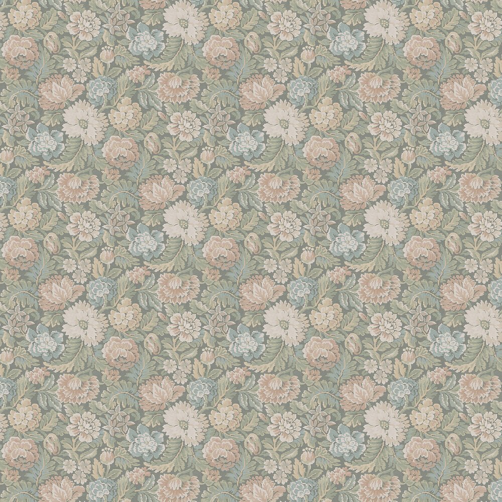Nightingale Garden Wallpaper - Green - Grey - Boråstapeter - 3562 - Premier Wallcovering