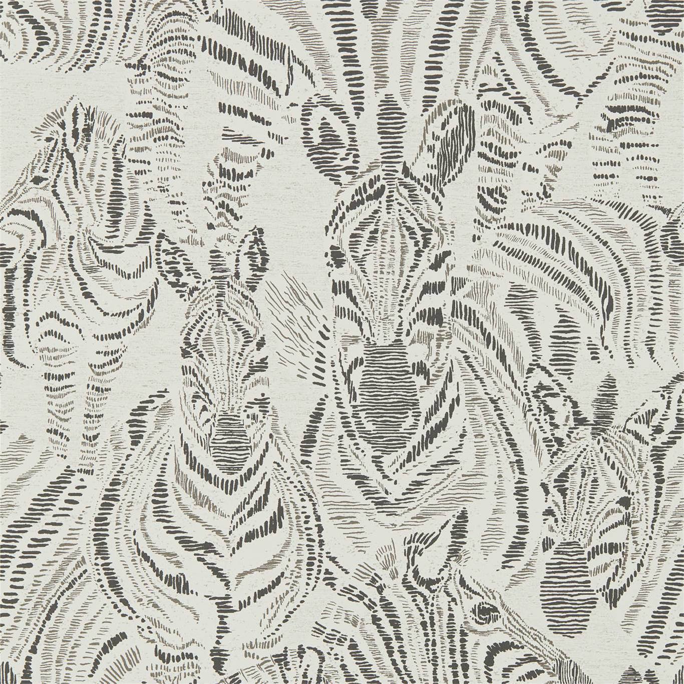 Nirmala Wallpaper - Chalk/Ebony - Harlequin - HMIW112257
