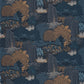 Niwa Kyoto Wallpaper - Bleu Encre - Casadeco - 88726759 - Premier Wallcovering
