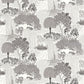 Niwa Kyoto Wallpaper - Noir Fusain - Casadeco - 88729015 - Premier Wallcovering