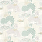 Niwa Kyoto Wallpaper - Vert Sauge - Casadeco - 88727241 - Premier Wallcovering