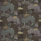 Niwa Kyoto Wallpaper - Vert Taiga - Casadeco - 88727928 - Premier Wallcovering