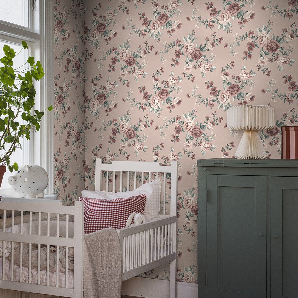 Nomi Wallpaper - Pink - Boråstapeter - 7484 - Premier Wallcovering