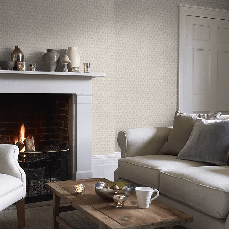 Nora Wallpaper - Beige - Boråstapeter - 4536 - Premier Wallcovering