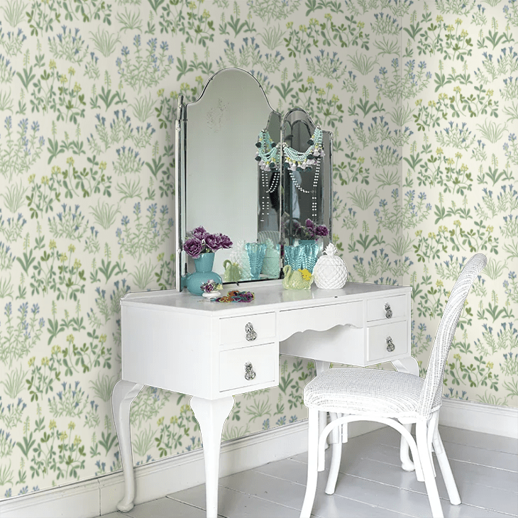Noras Ang Wallpaper - Cream - Boråstapeter - 5803 - Premier Wallcovering