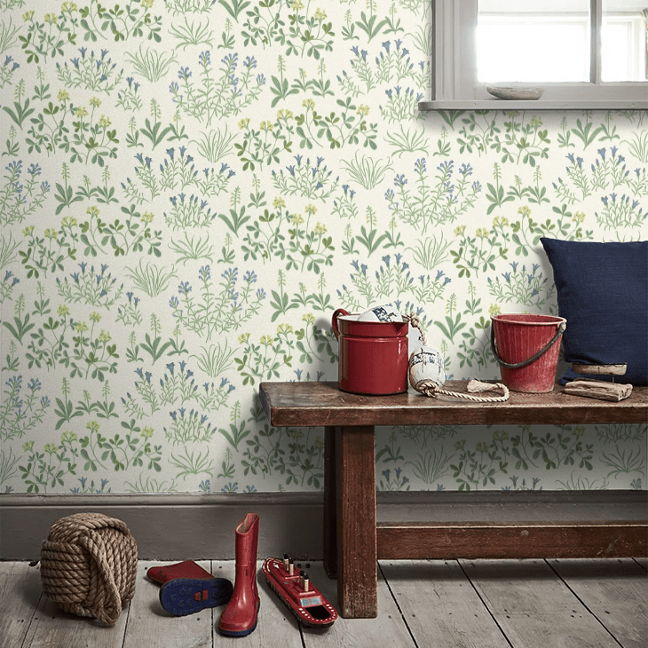 Noras Ang Wallpaper - Cream - Boråstapeter - 5803 - Premier Wallcovering