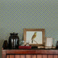 Nova and Sol Wallpaper - Alice Green, Dusky Plum and Cobber - Josephine Munsey - NAS-058-068-049 - Premier Wallcovering