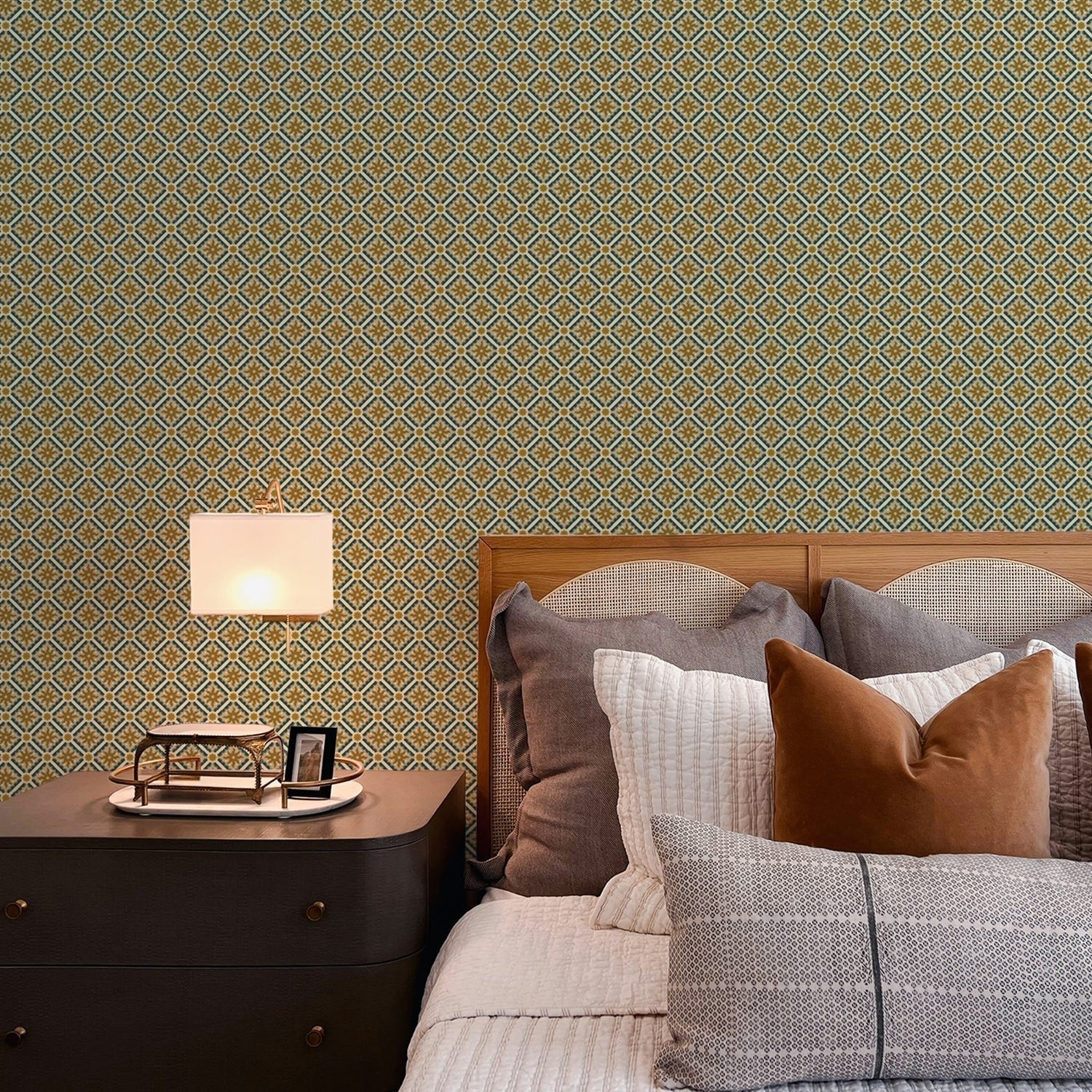 Nova and Sol Wallpaper - Alma, Big Ponds and Southern Lights - Josephine Munsey - NAS-008-052-077 - Premier Wallcovering