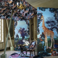 Novafrica Sunrise Scene 1 Wallpaper - Azur - Christian Lacroix - PCL7047/01 - Premier Wallcovering