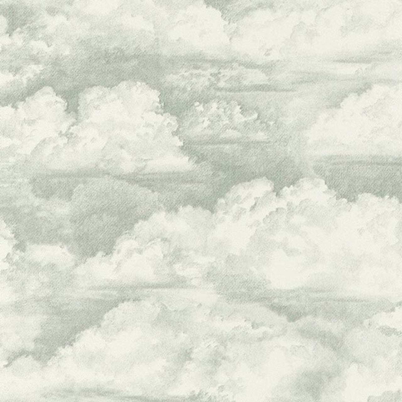 Nuage Riverside 3 Wallpaper - Vert Amande - Casadeco - 85307335 - Premier Wallcovering