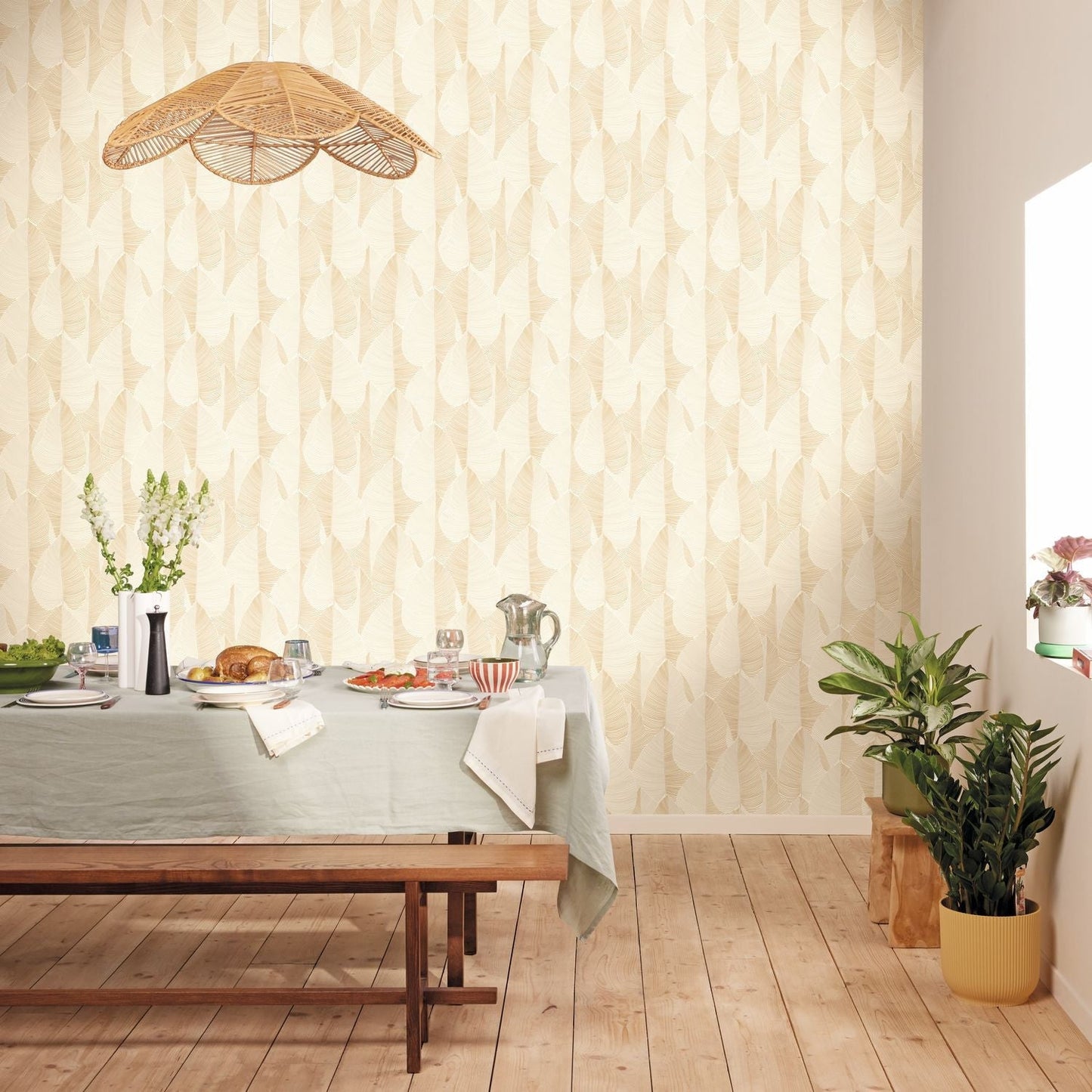 Nuance Wallpaper - Beige - Caselio - 106591029