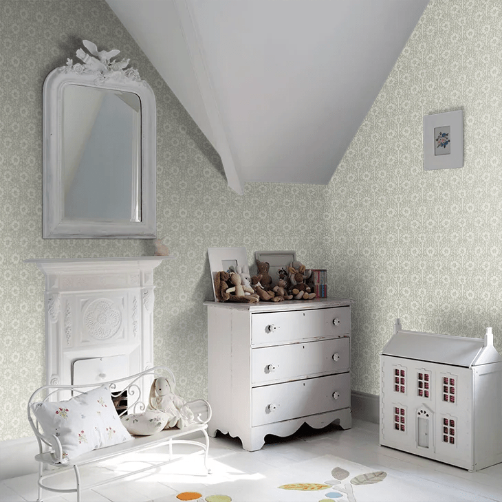 Nyponros Wallpaper - Sage - Boråstapeter - 5811 - Premier Wallcovering