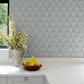 Nyponros Wallpaper - Blue - Boråstapeter - 5813 - Premier Wallcovering