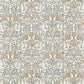 Oak & Blossom Wallpaper - Mineral Blue/Linen - Morris & Co - 217591 - Premier Wallcovering