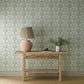 Oak & Blossom Wallpaper - Thyme/Woad - Morris & Co - 217590 - Premier Wallcovering