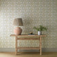 Oak & Blossom Wallpaper - Mineral Blue/Linen - Morris & Co - 217591 - Morris Wallpaper