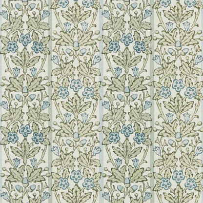 Oak & Blossom Wallpaper - Thyme/Woad - Morris & Co - 217590 - Morris Wallpaper